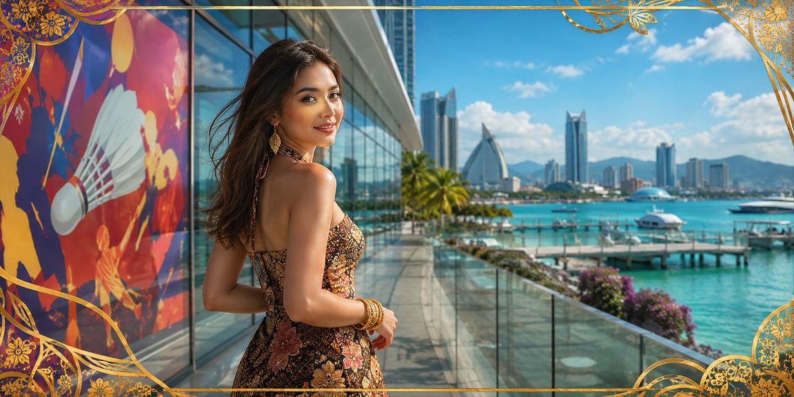 Suasana hiburan kasino bergaya batik di Terengganu Malaysia
